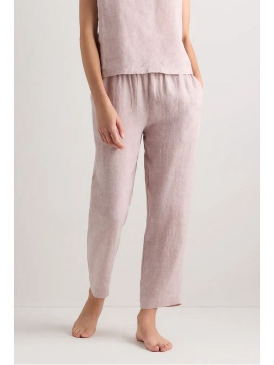 Quince Pants - Quince 100% Egyptian Linen Pale Pink Pajama Lounge Casual Pants NWT Sz XS